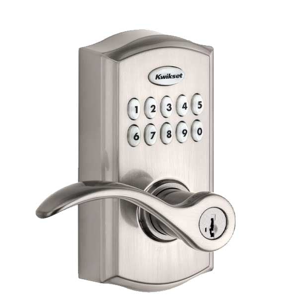 Kwikset: 955 SmartCode Electronic Lever SmartKey Security / Satin Nickel